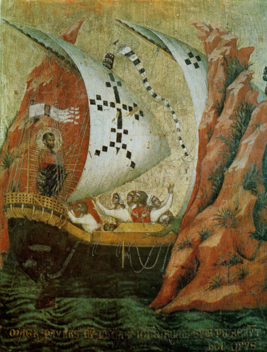 Паоло Венециано - Св. Марк успокаивает море