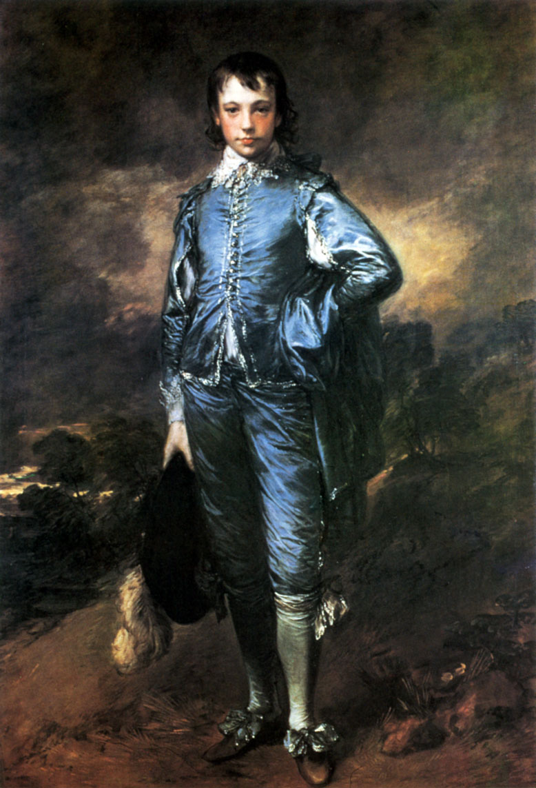 25. Джонатан Баттл (Голубой мальчик) Ок. 1770. X., м. Сан-Марино (Калифорния), Хантингтонская художественная галерея
