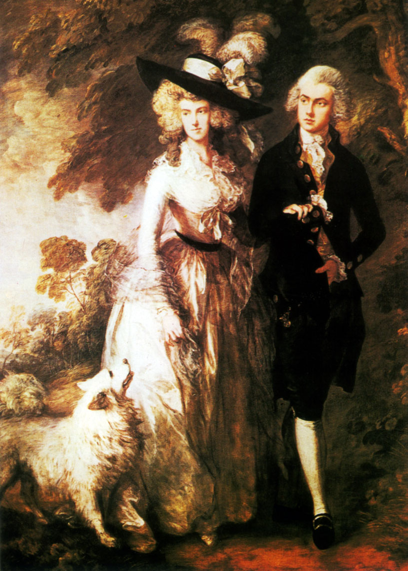 47. Утренняя прогулка (Супруги Уильям и Элизабет Хэллет). 1785. X., м. Лондон, Национальная галерея