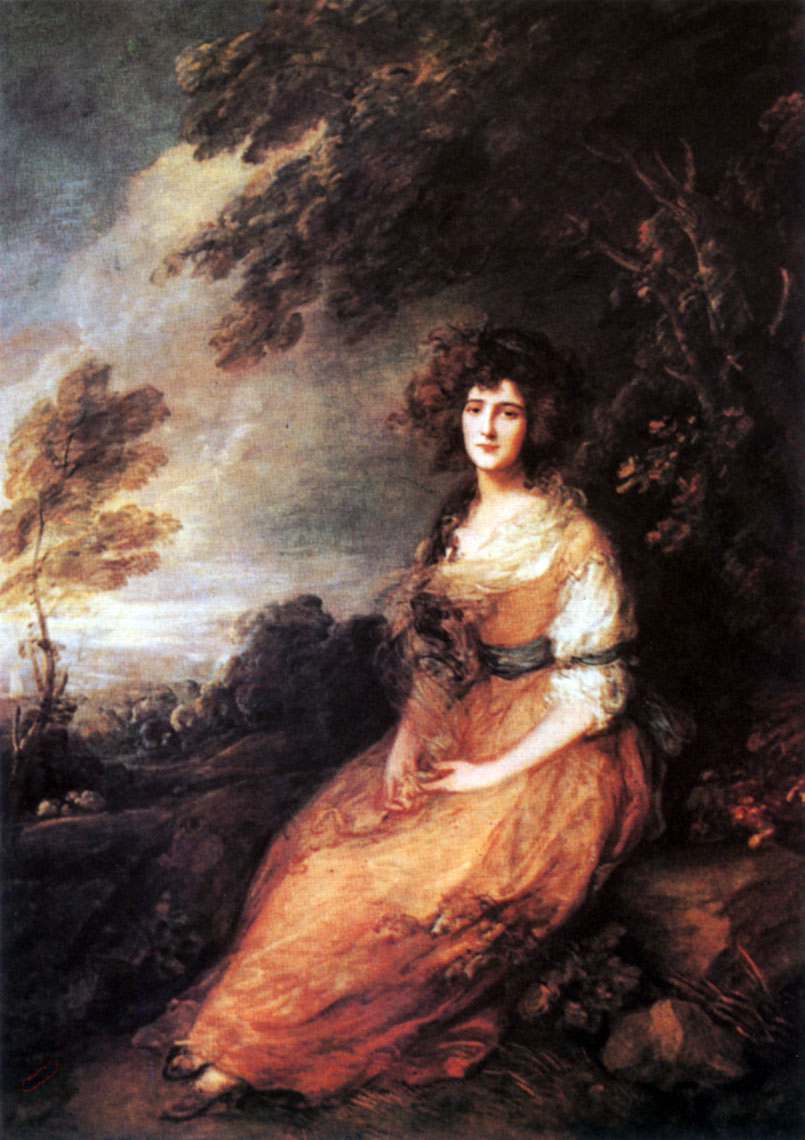 53. Элизабет Шеридан, урожденная Линли. 1783. X., м. Вашингтон, Национальная галерея