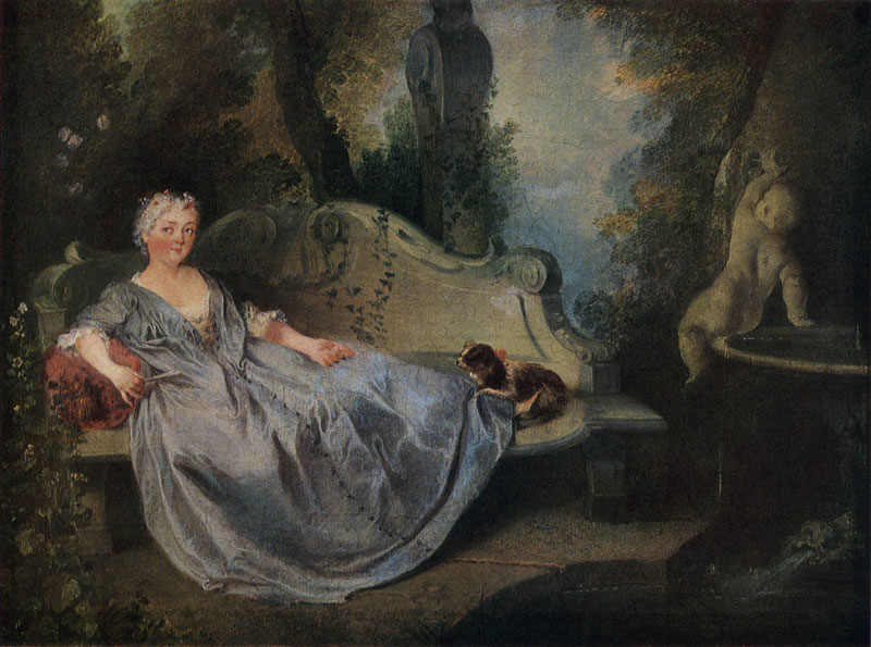 34 PORTRAIT OF A LADY IN THE GARDEN