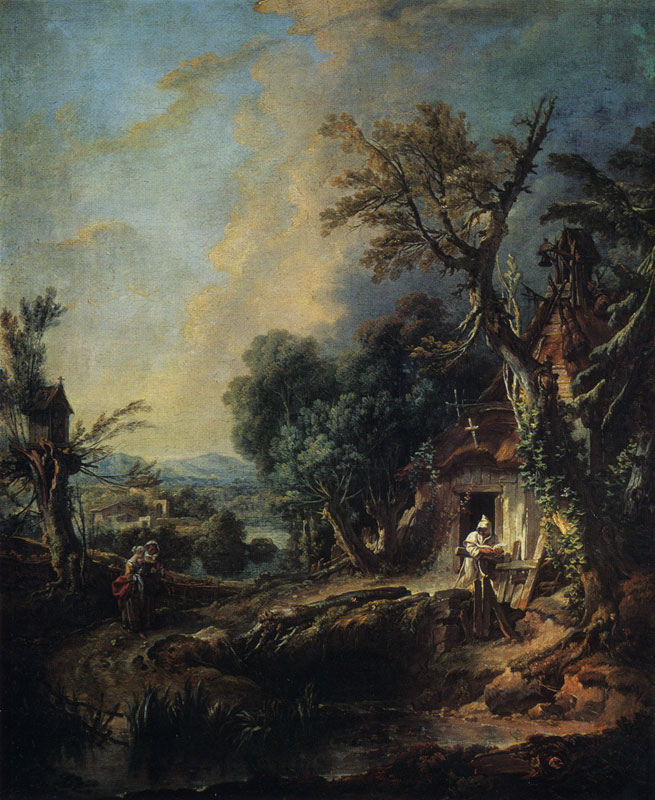 46 LANDSCAPE WITH A HERMIT. 1742