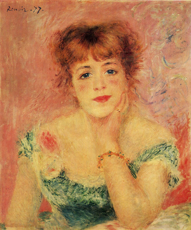 167 PORTRAIT OF THE ACTRESS JEANNE SAMARY. Study. 1877