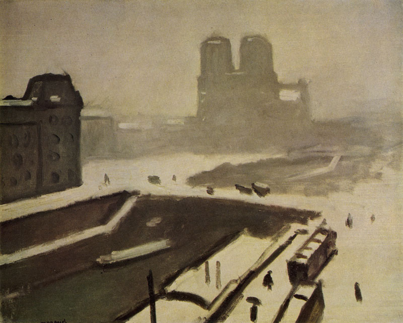 242 NOTRE-DAME IN WINTER