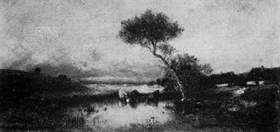 189 LANDSCAPE WITH A POOL