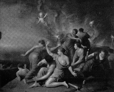 196 NYMPHS SETTING FIRE TO TELEMACHUS'S SHIP