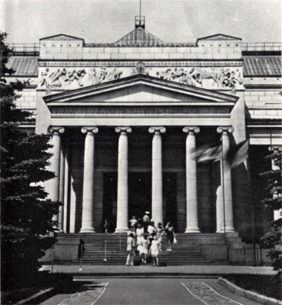 The Pushkin Museum of Fine Arts in Moscow