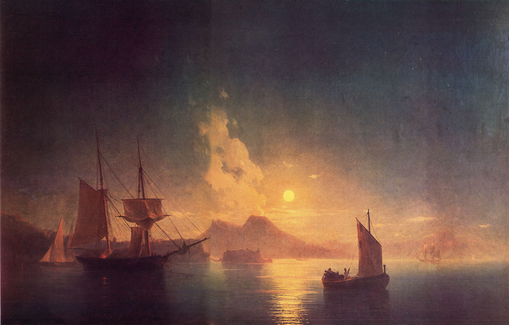 THE BAY OF NAPLES AT NIGHT. 1850 