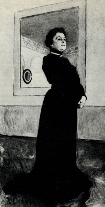16. В. Серов. Портрет М. Н. Ермоловой. 1905