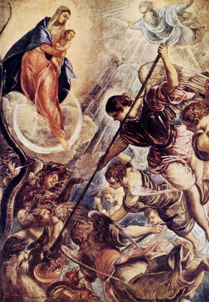 Тинторетто. Битва архангела Михаила с сатаной. Ок. 1590.