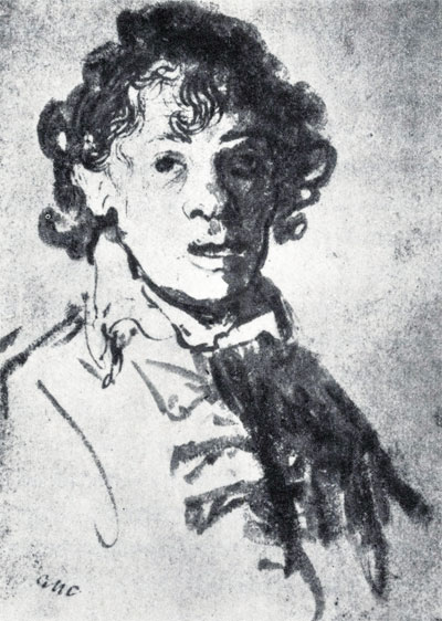 Рембрандт. Автопортрет. Ок. 1627 - 1629