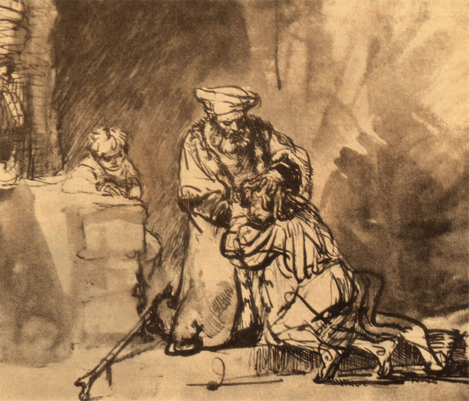 Рембрандт. Возвращение блудного сына. 1640 - 1645