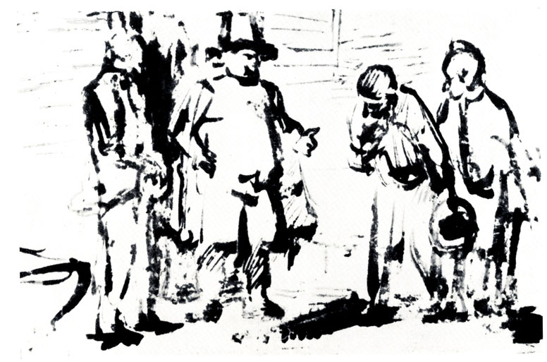 Рембрандт. Притча о неверном рабе. Ок. 1660 - 1662