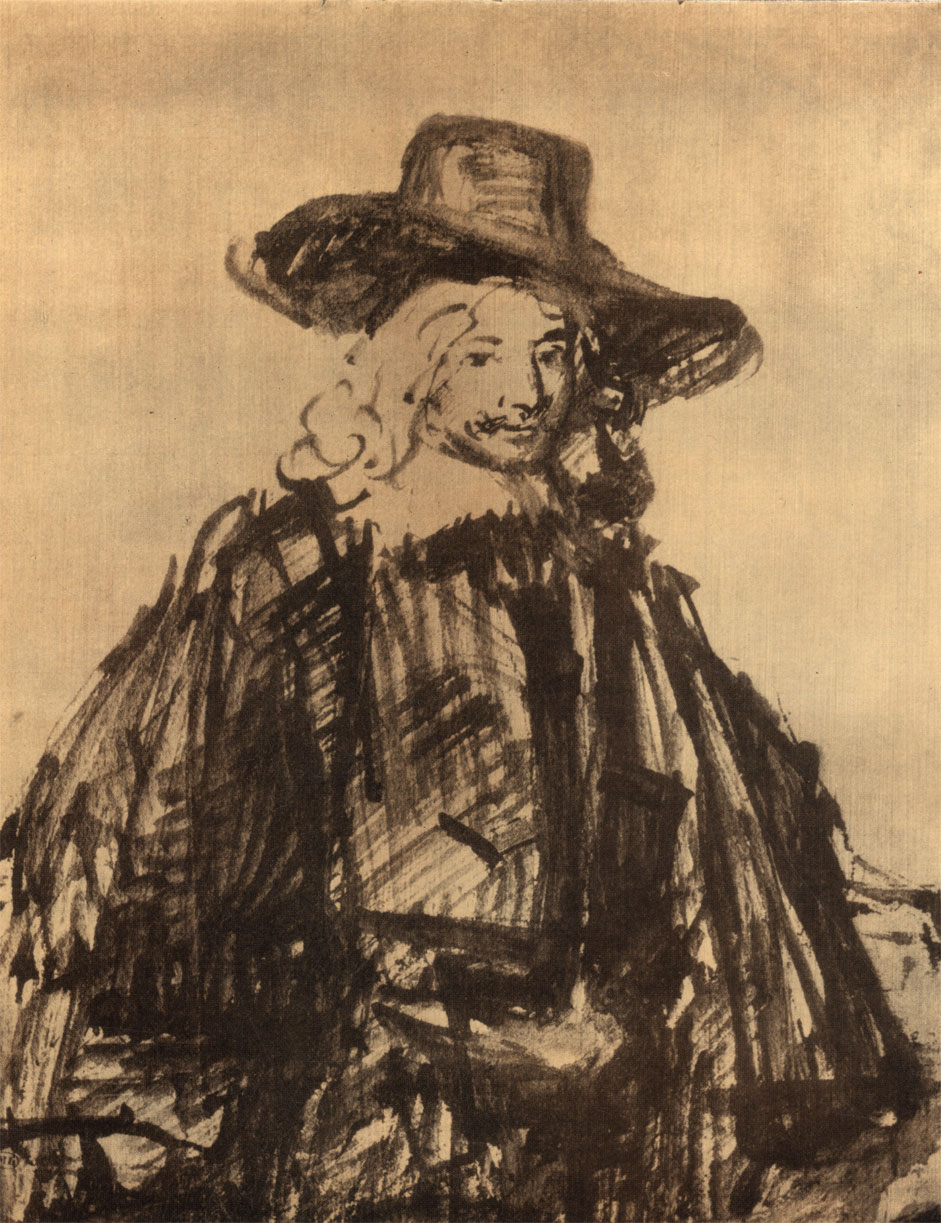 Рембрандт. Мужской портрет. Ок. 1662 - 1665