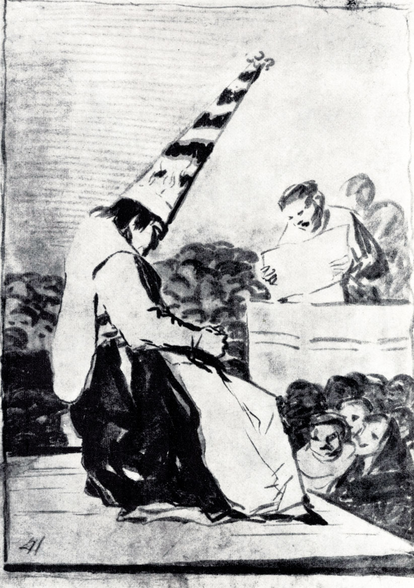 Гойя. 'Из этой пыли...'. Рисунок к офорту из серии 'Капричос' (№ 32). 1795 - 1797