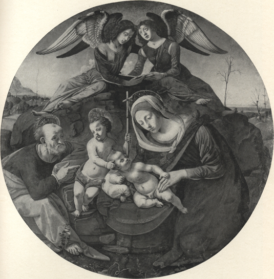 Пьеро ди Козимо - Святое семейство с маленьким Иоанном Крестителем