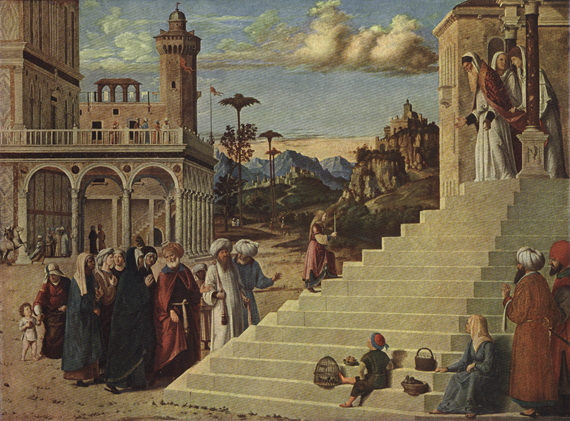 Джованни Батиста Чима да Конельяно - Введение Марии во храм 