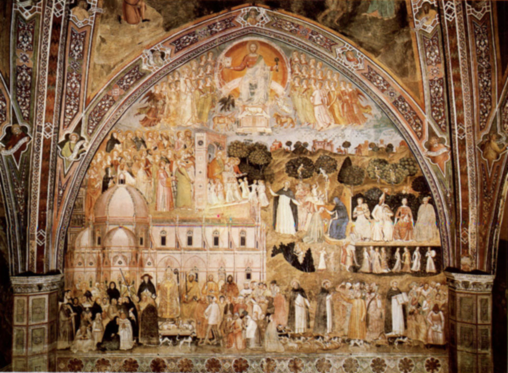 Андреа да Фиренце - Триумф Церкви