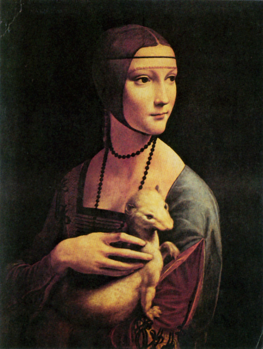 Леонардо да Винчи - Дама с горностаем