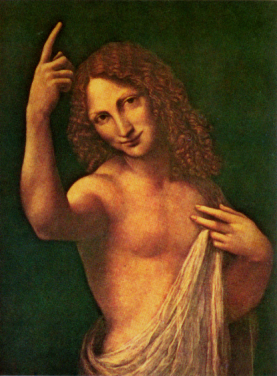 Леонардо да Винчи - Ангел, приносящий благую весть
