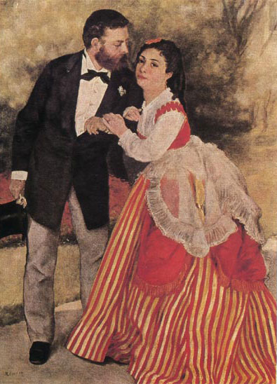 Пьер Огюст Ренуар - Портрет Сислея с женой