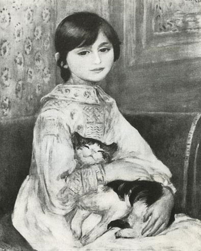 Пьер Огюст Ренуар - Жюли Мане с кошкой