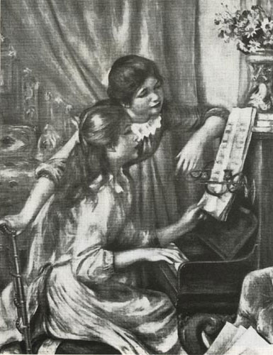 Пьер Огюст Ренуар - Девушки у рояля