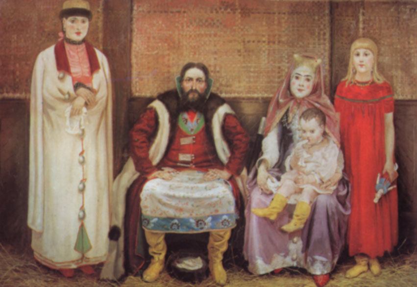 Андрей Петрович Рябушкин - Семья купца в XVll веке