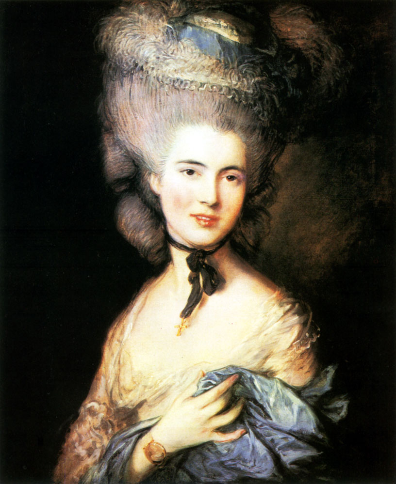 Томас Гейнсборо - Дама в голубом. (Герцогиня де Бофор)